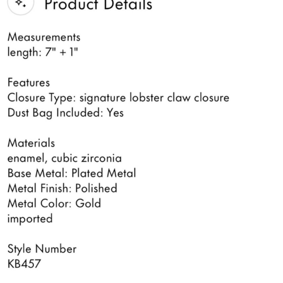 🔹️Kate Spade🔹️ Ladybug Charm Bracelet - Picture 4 of 6